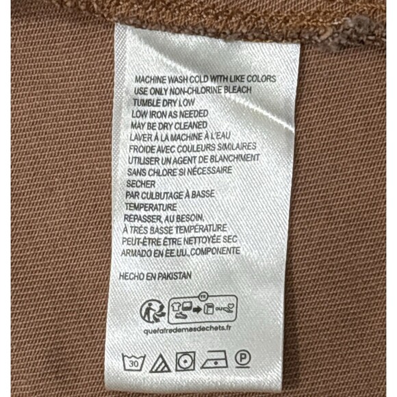 Anthropologie Maeve Jacket Womens Medium Leopard Print Cropped Button Pockets - Picture 12 of 12